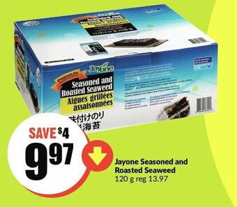 FreshCo Jayone seasoned and roasted seaweed offer