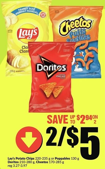 FreshCo Lay's potato chips offer