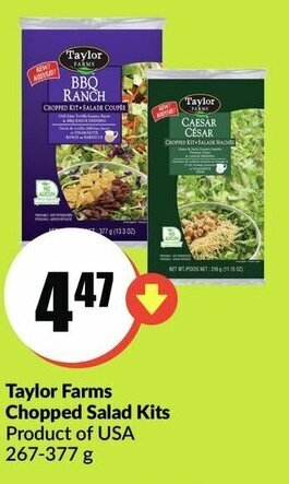 FreshCo Taylor farms chopped salad kits offer