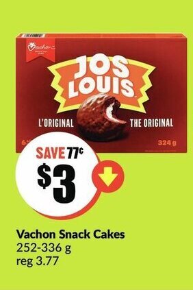 FreshCo Vachon snack cakes offer