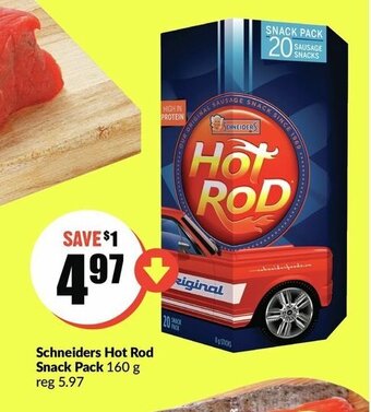 FreshCo Schneiders hot rod snack pack offer