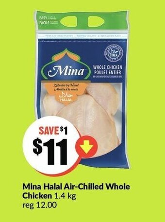 FreshCo Mina halal air-chilled whole chicken offer