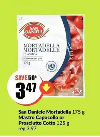 FreshCo San daniele mortadella mastro capocollo offer