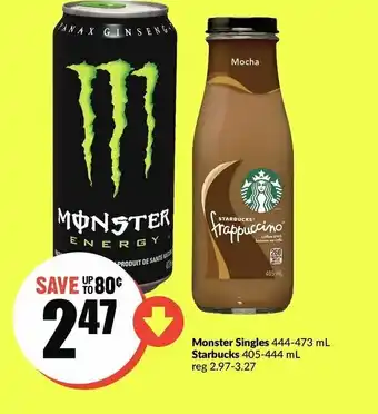 FreshCo Monster singles starbucks offer