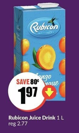 FreshCo Rubicon juice drink offer