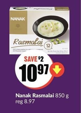FreshCo Nanak rasmalai offer