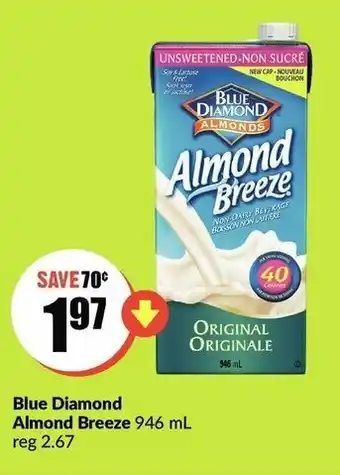 FreshCo Blue diamond almond breeze offer