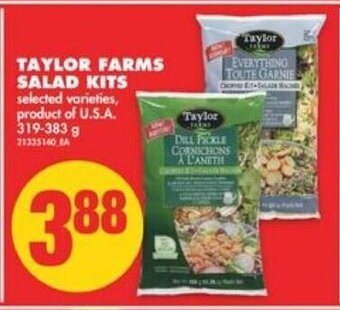 No Frills Taylor Farms Salad Kits offer