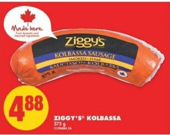 No Frills Ziggy's Kolbassa offer