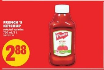 No Frills French's Ketchup offer