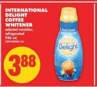 No Frills International Delight Coffee Whitener offer