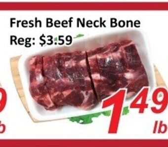 Fresh Win Foodmart Fresh Beef Neck Bone offer