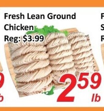 Fresh Win Foodmart Fresh Lean Ground Chicken offer