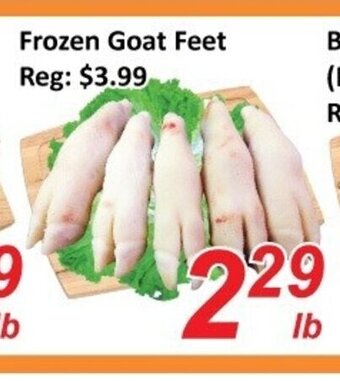 Fresh Win Foodmart Frozen Goat Feet offer