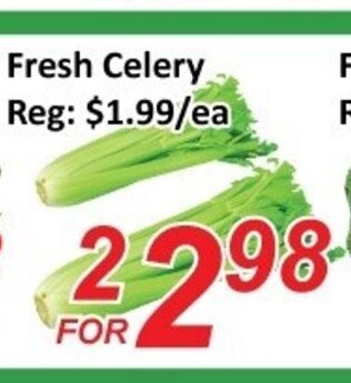 Fresh Win Foodmart Fresh Celery offer