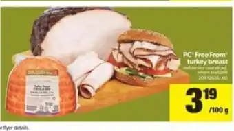Real Canadian Superstore PC Free From Turkey Breast offer