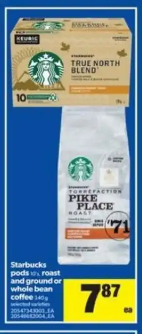 Real Canadian Superstore Starbucks Pods Roast offer