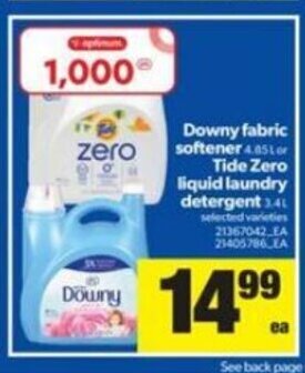 Real Canadian Superstore Downy Fabric Softener offer