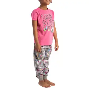 Giant Tiger MONKEY BARS Girl's Family Night PJ Set - 2-6X offer