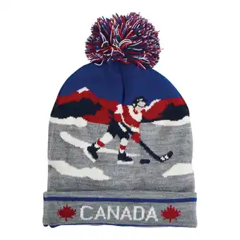 Giant Tiger Mountain Ridge Boy's North Beanie with Pompom offer