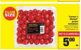 Real Canadian Superstore Farmer's market Grape Tomatoes offer