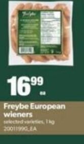Real Canadian Superstore Freybe European Wieners offer