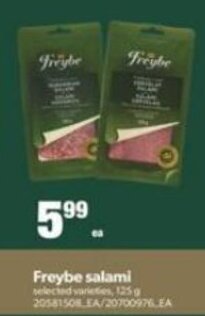 Real Canadian Superstore Freybe Salami offer