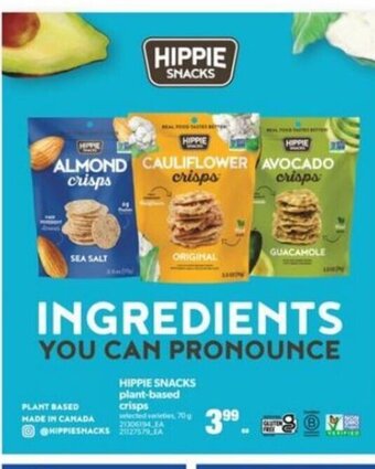 Real Canadian Superstore Hippie Snacks Plant-Based Crisps offer