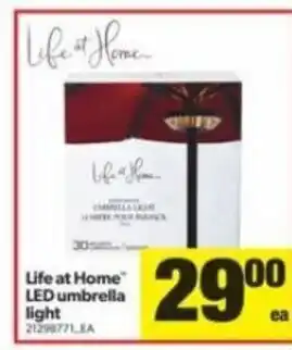 Real Canadian Superstore Life At Home LED Umbrella offer