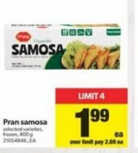 Real Canadian Superstore Pran Samosa offer