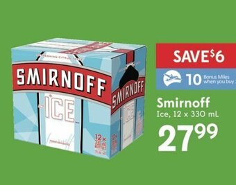 Sobeys Liquor Smirnoff offer