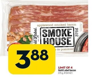 Giant Tiger Gold label bacon offer