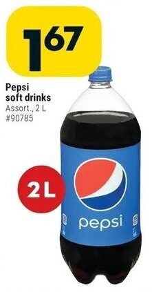 Giant Tiger Pepsi soft drinks offer