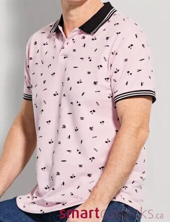 Giant Tiger Men's knit polo offer