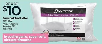 Giant Tiger Queen cuddlesoft pillow offer