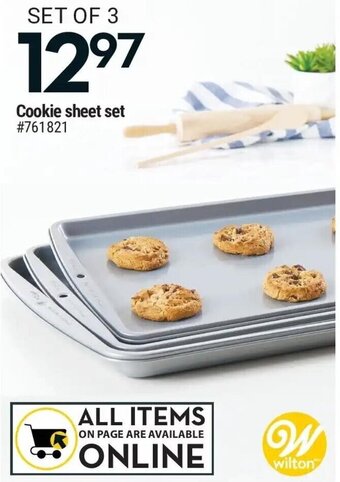 Giant Tiger Cookie sheet set offer