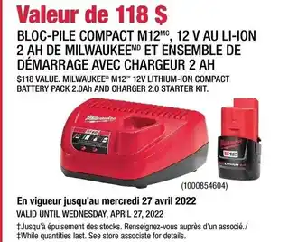 Home Depot Bloc-Pile Compact m12 offer