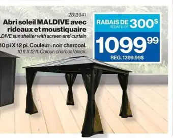 Patrick Morin Abri soleil Maldive evec rideaux et moustiquaire offer