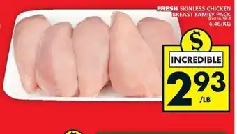 Food Basics Fresh Skinless Chicken offer