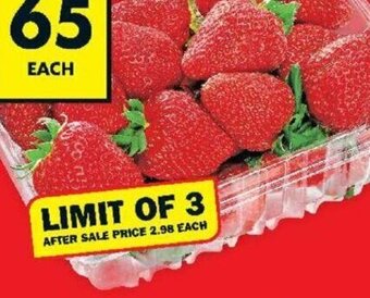Food Basics Strawberries offer