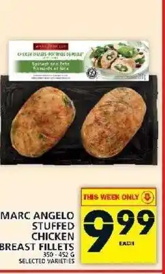 Food Basics Marc angelo stuffed chicken breast fillets offer