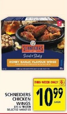 Food Basics Schneiders chicken wings offer