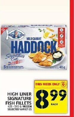 Food Basics High liner signature fish fillets offer