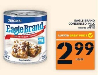 Food Basics Eagle brand Condensed milk offer
