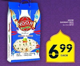 Food Basics Noor basmati rice offer