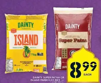 Food Basics Dainty super patna or island parboiled rice offer