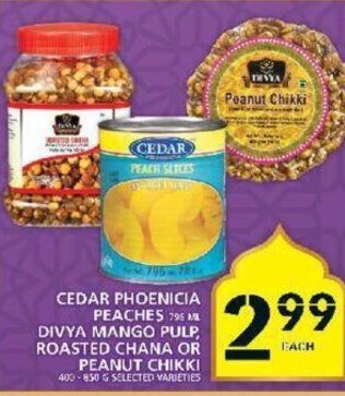 Food Basics Cedar phoenicia peaches offer