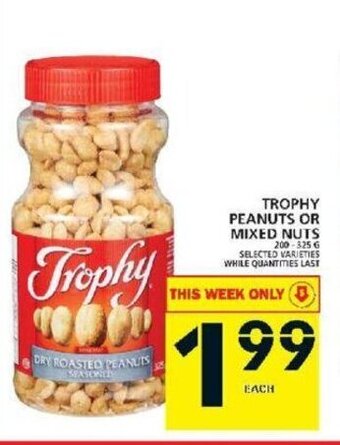 Food Basics Trophy peanuts or mixed nuts offer