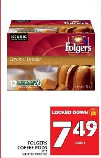 Food Basics Folgers coffee pods offer