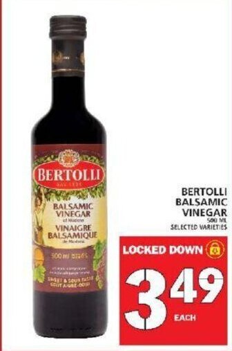 Food Basics Bertolli balsamic vinegar offer